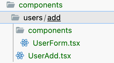 New Component Structure